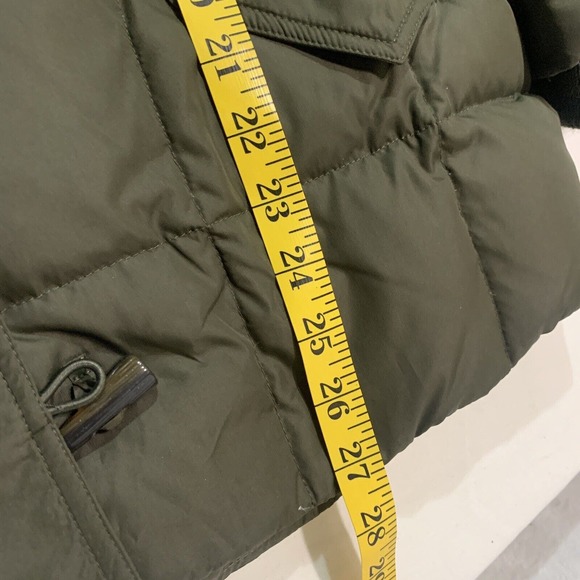 Lauren Ralph Lauren Women's Puffer Jacket Down Hooded Green Sz M Detachable Hood - Picture 11 of 16